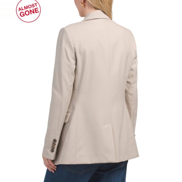 BRUNELLO CUCINELLI Feather Made In Italy Virgin Wool Blend Jacket - Picture 2 of 2